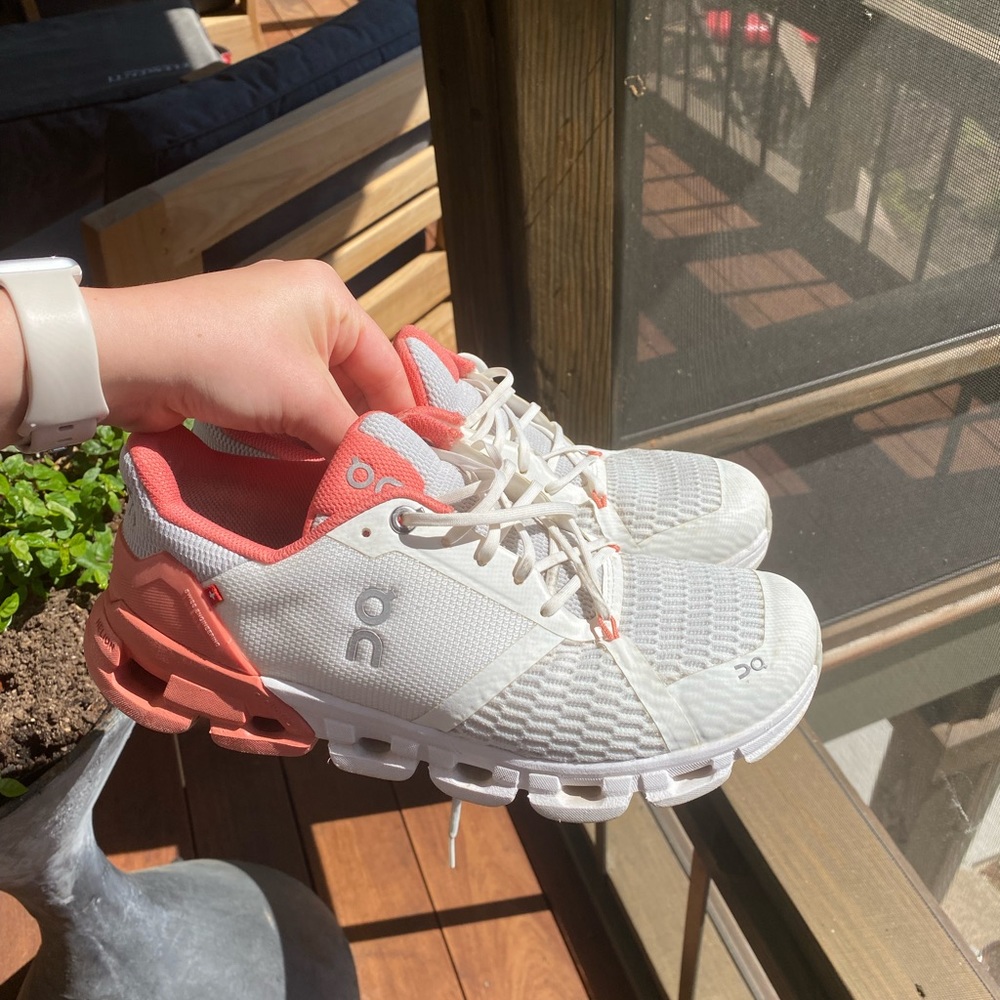 On cloud running shoes